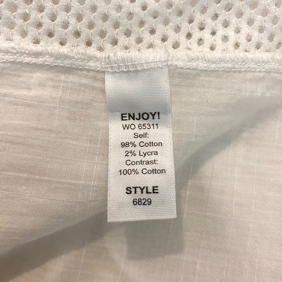 Michael Stars Linen & Mesh Tunic - Picture 13 of 14